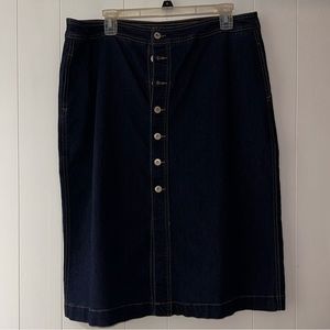 Style and company denim skirt